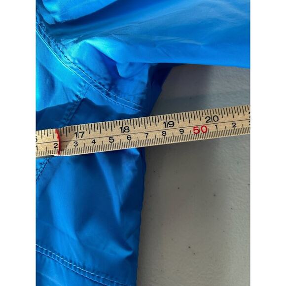 Columbia Hooded Omni Heat Rain Jacket, Blue, S - Picture 8 of 10